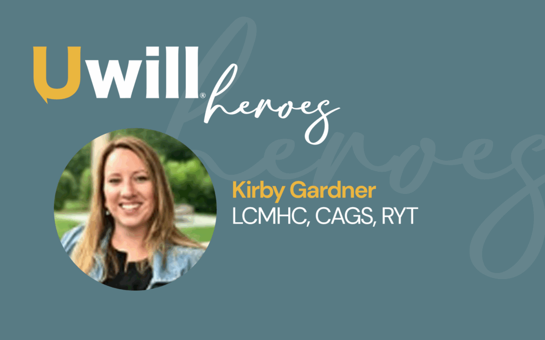 May Hero of the Month: Kirby Gardner, LCMHC, CAGS, RYT
