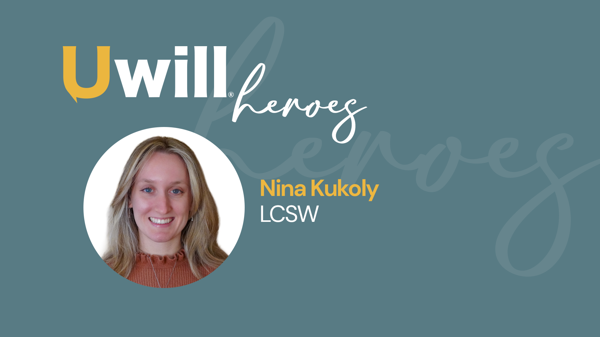 December Hero of the Month: Nina Kukoly, LCSW